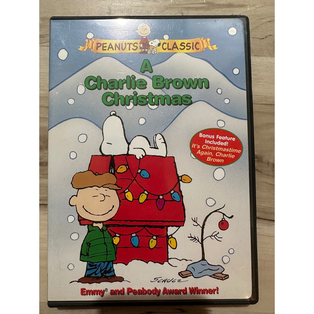 A Charlie Brown Christmas DVD Peanuts Classic Bonus Feature Holiday Special